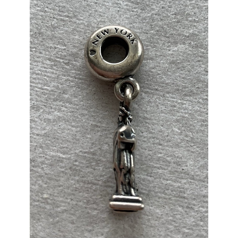 Pandora New York Statue of Liberty Dangle Charm ALE 925 Sterling Silver